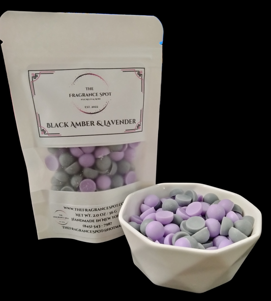Black Amber & Lavender Mini Wax Melts